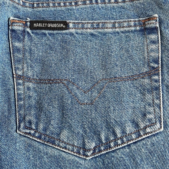 Harley-Davidson Original Bootcut Jeans Blue Denim 99026-07VM Mens 34 X 30 NEW - Picture 13 of 14